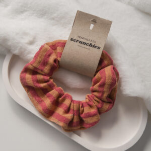 Musselin Scrunchie – Beige Berry